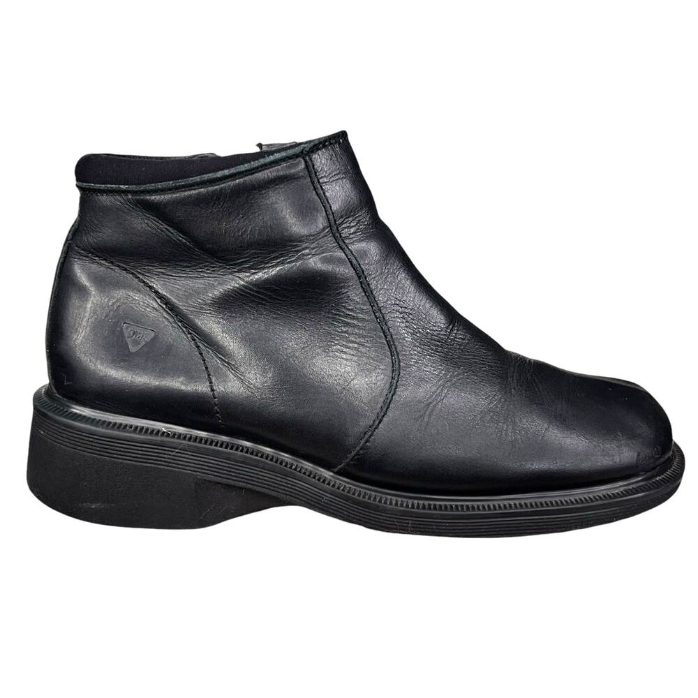 Dr. Martens Black Leather Ankle Boots